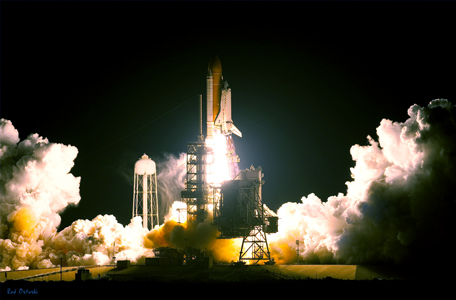 Space Shuttle Discovery STS-131mission launch