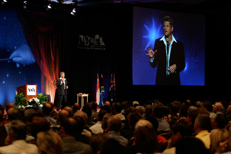 Craig On Stage Performing for NSA Award