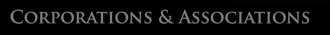 Corporations and Associations